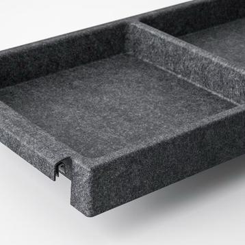 IKEA IVAR Plank, donkergrijs/vilt, 83x30 cm, 2 stuks, nieuw - afbeelding 2 IKEA IVAR Plank, donkergrijs/vilt, 83x30 cm, 2 stuks, nieuw - afbeelding 2