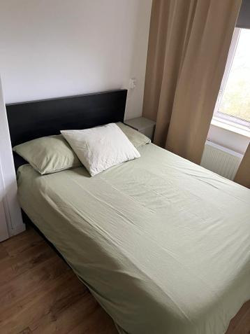 Ikea MALM bedframe zwartbruin - Gratis op te halen - afbeelding 2 Ikea MALM bedframe zwartbruin - Gratis op te halen - afbeelding 2