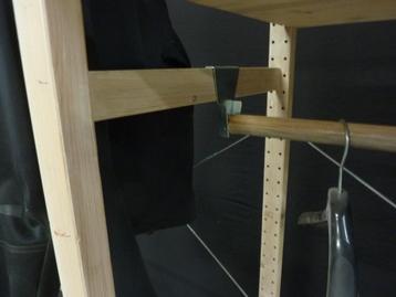stelling / kledingkast / kledingrek Ikea Ivar 175x50x213cm - afbeelding 8 stelling / kledingkast / kledingrek Ikea Ivar 175x50x213cm - afbeelding 8