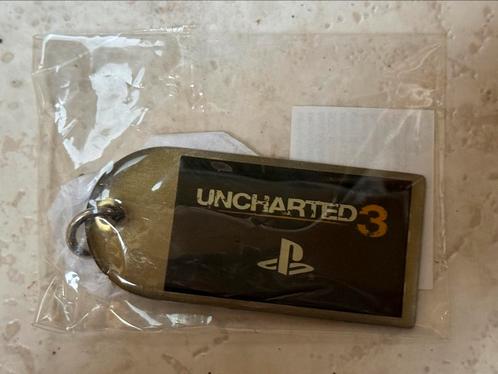 Uncharted 3 Drake’s Deception Metal Keychain, Verzamelen, Sleutelhangers, Zo goed als nieuw, Ophalen of Verzenden