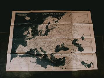  landkaart Europa ,oorlogstijd "Europa Karte der DZ