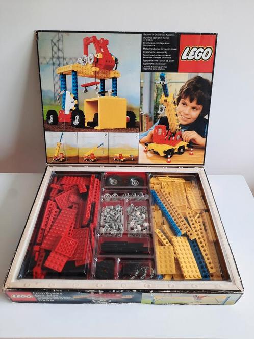 Vintage LEGO set 855 Technic mobiele kraan in doos!, Kinderen en Baby's, Speelgoed | Duplo en Lego, Gebruikt, Lego, Complete set