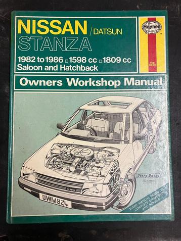 haynes nissan datsun stanza  werkplaatshandboek handboek