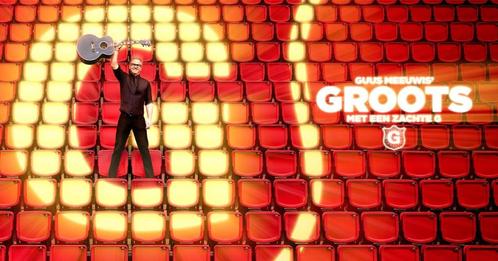 2 tickets voor Groots met een zachte g 2024- Guus Meeuwis, Tickets en Kaartjes, Concerten | Nederlandstalig, Twee personen, Juni