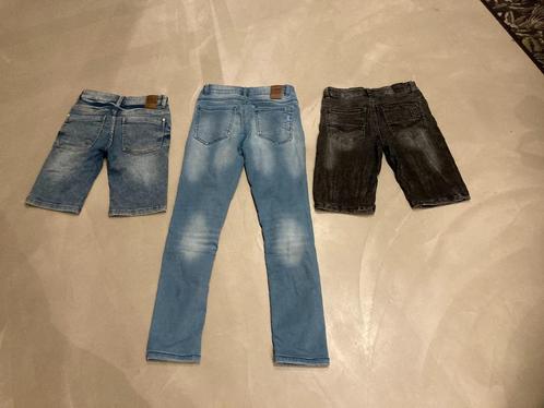 setje jeans maat 152, Kinderen en Baby's, Kinderkleding | Maat 152, Zo goed als nieuw, Jongen, Setje, Ophalen of Verzenden