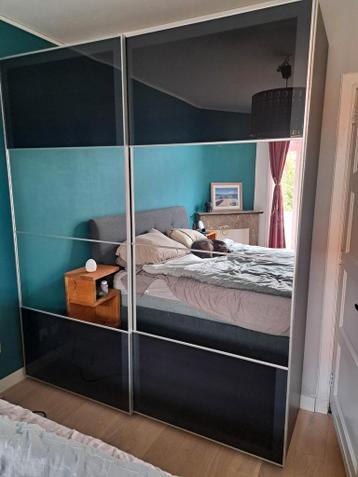 Ikea Pax Mehamn kledingkast met spiegeldeuren - afbeelding 1 Ikea Pax Mehamn kledingkast met spiegeldeuren - afbeelding 1