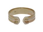 Tricolor 14k gouden Vintage dames ring design model