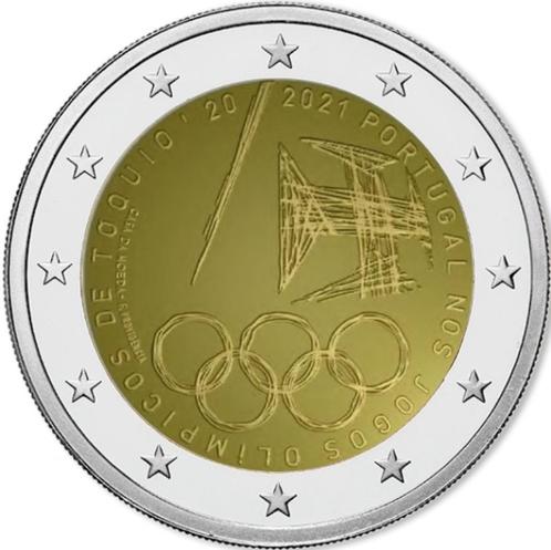 De Speciale 2 Euro PORTUGAL 2021 "Olympische Spelen Tokio" ., Postzegels en Munten, Munten | Europa | Euromunten, 2 euro, Portugal