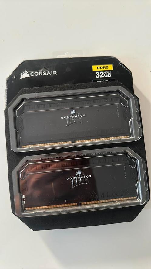 CORSAIR DOMINATOR PLATINUM DDR5 6000mhz RGB (2x16GB), Computers en Software, RAM geheugen, Nieuw, Desktop, 16 GB, DDR5, Ophalen of Verzenden