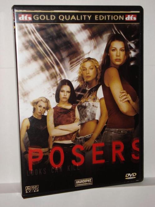 DVD - Posers met Sarain Boylan en Jessica Pare, Cd's en Dvd's, Dvd's | Actie, Zo goed als nieuw, Actiethriller, Vanaf 16 jaar