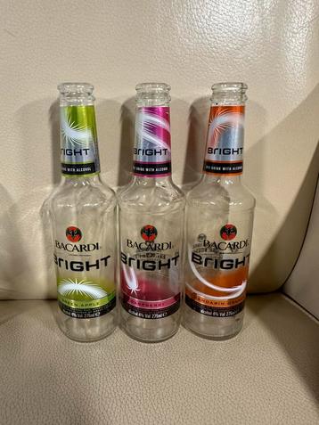 Bacardi Bright - lege flessen (zie overige advertenties)