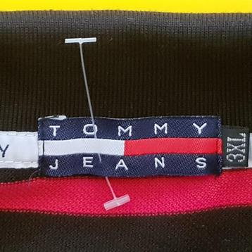 Tomm  Jeans  Polo met zwart  rodfe kleur maat 3 XL