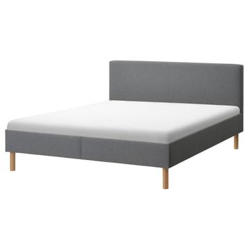 IKEA NARRON Bedframe 180x200 Grijs - afbeelding 4 IKEA NARRON Bedframe 180x200 Grijs - afbeelding 4