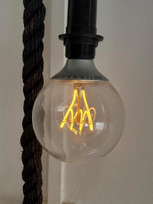 Touwlamp Meterslang Zwart Hanglamp Design Its about RoMi, Huis en Inrichting, Lampen | Hanglampen, Zo goed als nieuw, 75 cm of meer