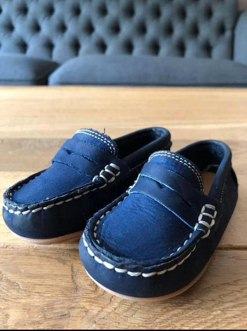 Donkerblauwe mocassins, maat 21, zara., Kinderen en Baby's, Babykleding | Schoentjes en Sokjes, Zo goed als nieuw, Jongetje of Meisje