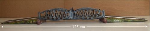 Märklin Spoor 1 antieke dubbele brug, spoorbrug, blik, 1925, Antiek en Kunst, Antiek | Speelgoed, Ophalen of Verzenden