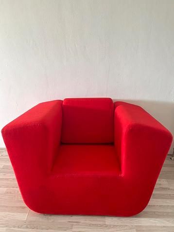 Rode Unkle fauteuil Dumoffice Moooi