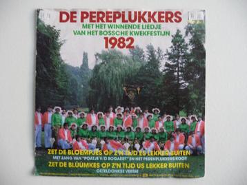 single DE PEREPLUKKERS 1982 - WINNEND LIEDJE KWEKFESTIJN