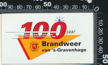 Sticker: Brandweer s-Gravenhage - 100 Jaar