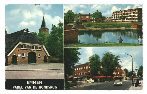 953637	Emmen	 	 	 	Gelopen met postzegel, Verzamelen, Ansichtkaarten | Nederland, Gelopen, Drenthe, Verzenden