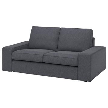 Ikea Kivik 2-zitsbank en poef Gunnared Middengrijs - afbeelding 4 Ikea Kivik 2-zitsbank en poef Gunnared Middengrijs - afbeelding 4