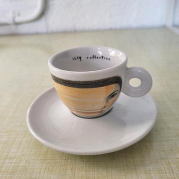 Illy collection espresso kop en schotel Maria Subirachs 