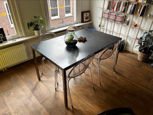 Ikea Torsby table with black ceramic top, Huis en Inrichting, Tafels | Eettafels, Zo goed als nieuw, 50 tot 100 cm, 100 tot 150 cm