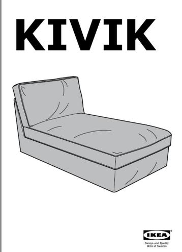 Ikea chaise longue Kivik - afbeelding 1 Ikea chaise longue Kivik - afbeelding 1