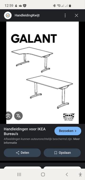 Hoekbureau 160x120 Ikea Galant - afbeelding 3 Hoekbureau 160x120 Ikea Galant - afbeelding 3
