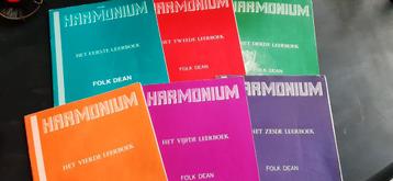 complete serie  Folk Dean Harmonium  6 delen orgelboeken 
