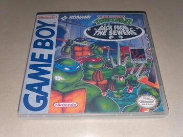 TMNT II Back From The Sewers Game Boy GB Game Case