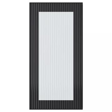 4x IKEA HEJSTA Vitrinedeur 30x60 Antraciet - afbeelding 3 4x IKEA HEJSTA Vitrinedeur 30x60 Antraciet - afbeelding 3