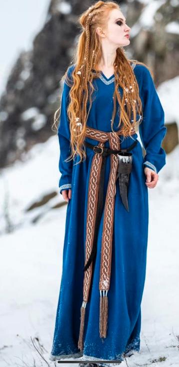 Middeleeuwse, Viking, jurk, kleding, Vikings, kleid 