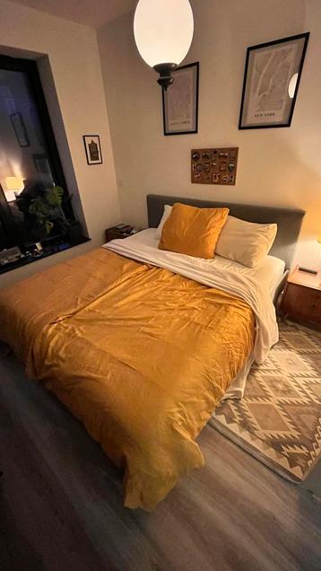 IKEA NARRON Bedframe 180x200 Grijs - afbeelding 1 IKEA NARRON Bedframe 180x200 Grijs - afbeelding 1