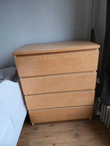 Ikea Malm ladekast - 80x100cm - 4 lades - afbeelding 2 Ikea Malm ladekast - 80x100cm - 4 lades - afbeelding 2