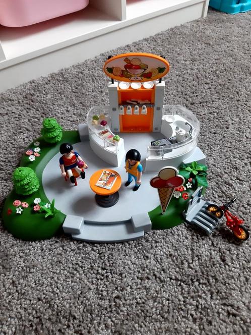 Playmobil ijssalon 4134 zgan, Kinderen en Baby's, Speelgoed | Playmobil, Zo goed als nieuw, Complete set, Ophalen of Verzenden