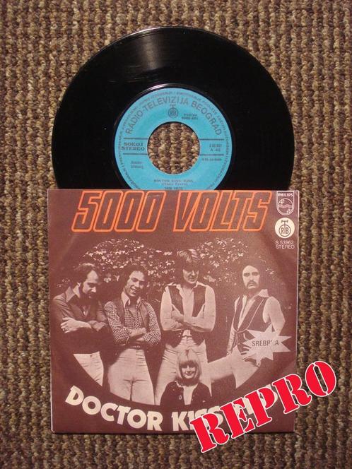 5000 Volts 7" Vinyl Single: ‘Doctor kiss kiss’ (Joegoslavië), Cd's en Dvd's, Vinyl Singles, Single, Pop, 7 inch, Ophalen of Verzenden