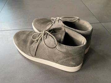 Ecco schoenen - leer - grijs/groen - maat 43