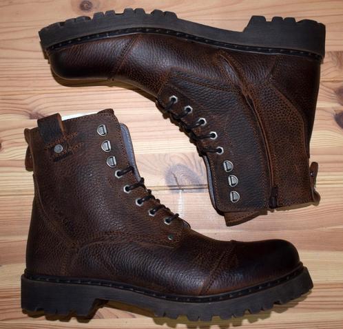 YELLOW CAB - leren Stone boots brown - maat 44, Kleding | Heren, Schoenen, Nieuw, Boots, Bruin, Ophalen of Verzenden