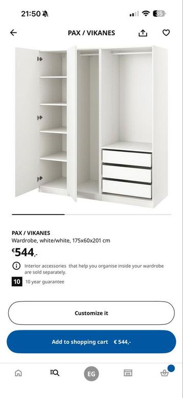 IKEA Pax / Vikanes kledingkast - afbeelding 6 IKEA Pax / Vikanes kledingkast - afbeelding 6