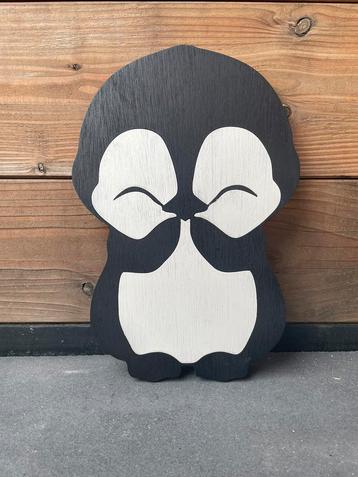 Houten Pinguïn kinder kamer decoratie