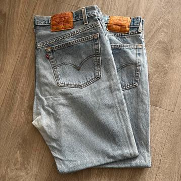 Original USA Levi’s 501, button, bleu jeans 38x30… 