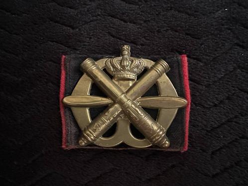 Oud model baret embleem officier luchtdoelartillerie, Verzamelen, Militaria | Algemeen, Landmacht, Embleem of Badge, Nederland