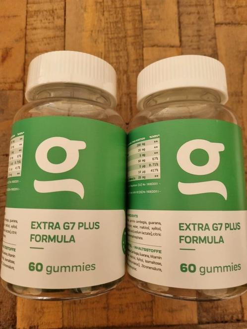 1,5 potje Green gummies nieuwprijs 79.95 mag weg voor 25,-, Sport en Fitness, Gezondheidsproducten en Wellness, Zo goed als nieuw