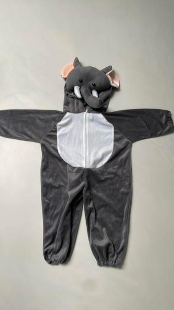 Olifant carnaval onesie verkleed kleren maat 98/ 104 