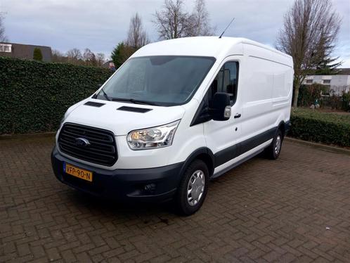 Ford Transit GB 350 L3h2 Tdci 130pk FWD 2019 Wit, Auto's, Bestelauto's, Particulier, ABS, Achteruitrijcamera, Airbags, Bluetooth