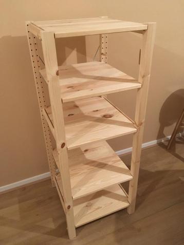 NIEUW! IVAR stellingkast 48x50x124 massief grenen - afbeelding 2 NIEUW! IVAR stellingkast 48x50x124 massief grenen - afbeelding 2