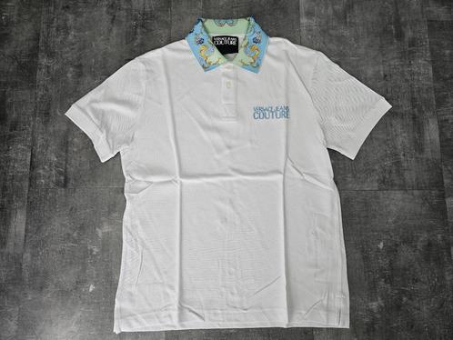 Versace Zomerpolo NIEUW maat M, Kleding | Heren, Polo's, Nieuw, Maat 48/50 (M), Wit, Verzenden