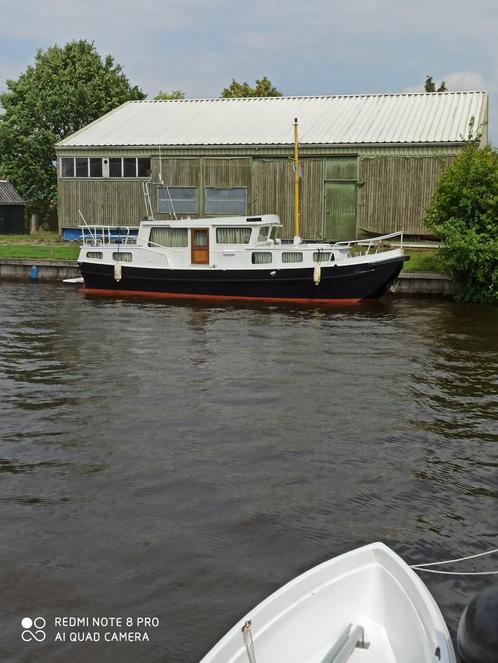 vlet motorboot kruiser, Watersport en Boten, Motorboten en Motorjachten, Gebruikt, Staal, 9 tot 12 meter, Diesel, Binnenboordmotor