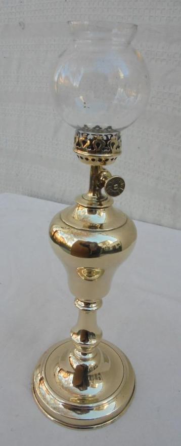 Antiek Frans olielampje petroleumlamp lamp